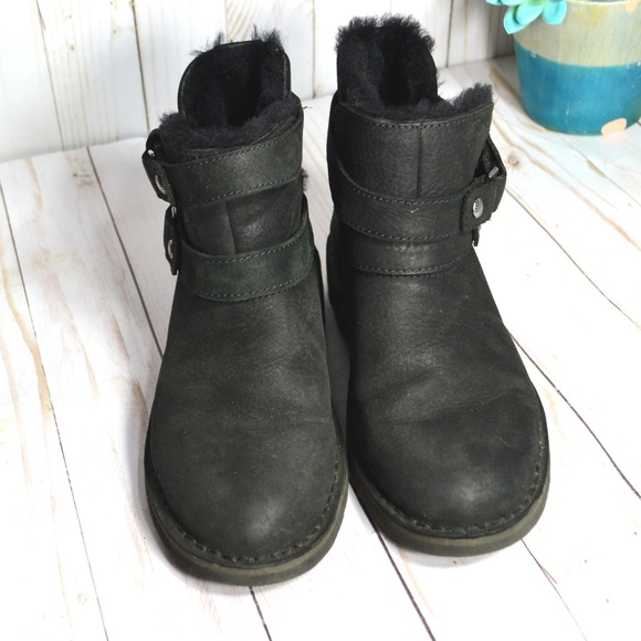 UGG Women's Aliso Winter Boots Shearling Lined - Picture 5 of 6